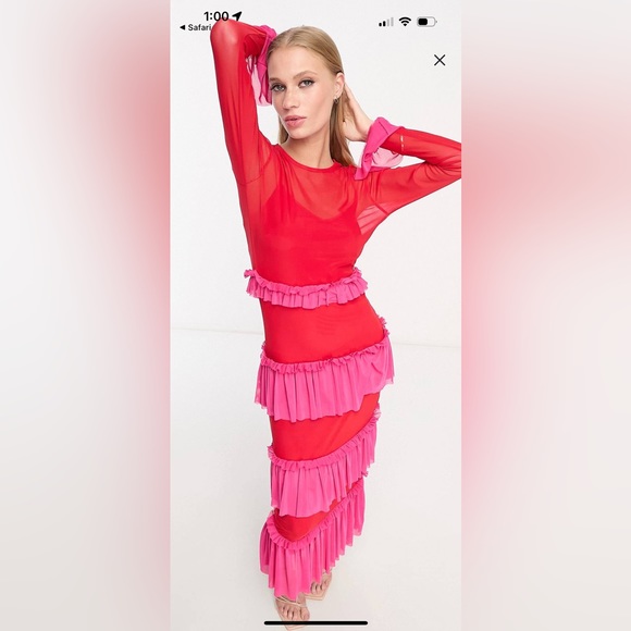 NWT Mesh Never Fully Dressed Kaitlyn Dress RARE - Picture 2 of 6